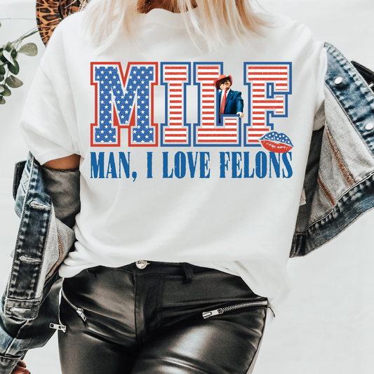 MILF Blue Collab Graphic Tee