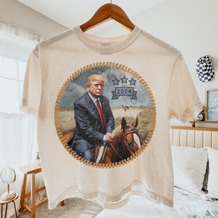 Western Trump Comfort Colors Graphic Tee