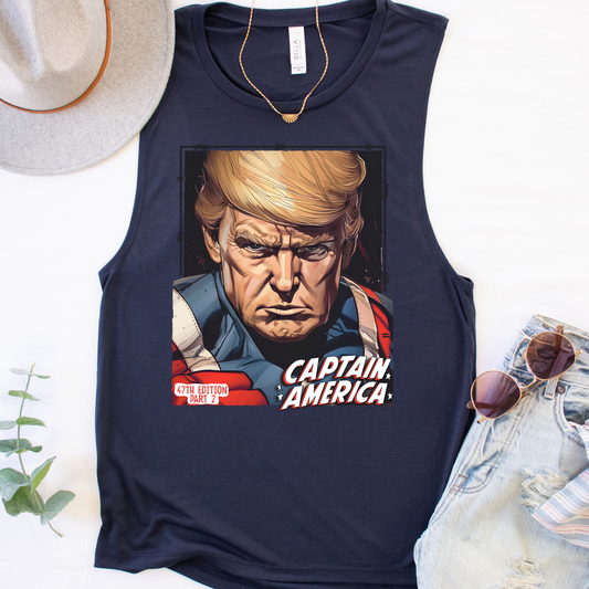 Captain America Political Tank Top