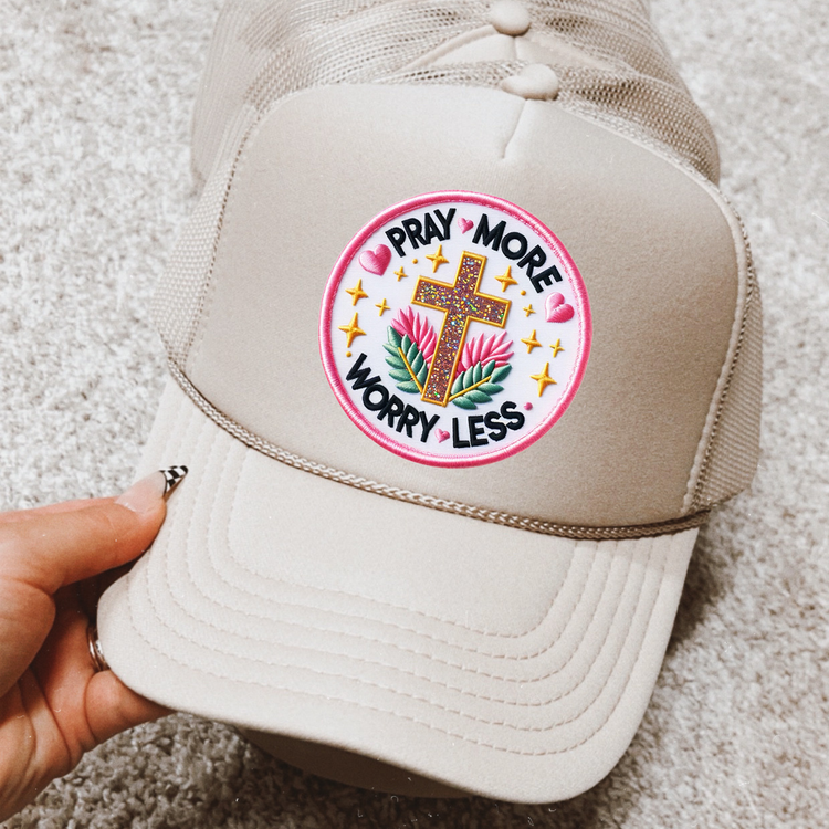 Pray More Worry Less Otto Trucker Hat