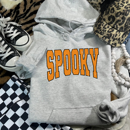 Spooky Orange Halloween Hoodie