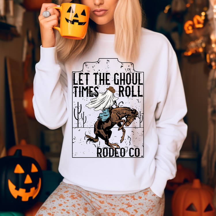 Let The Ghoul Times Roll Halloween Sweatshirt