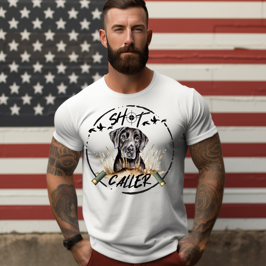 Mens Shot Caller Graphic Tee