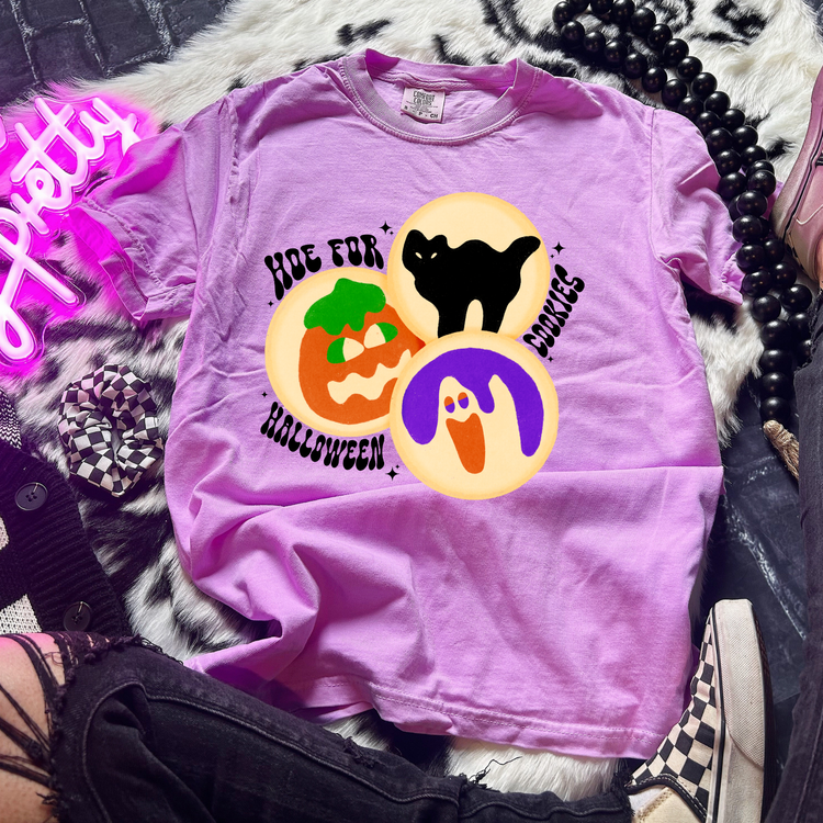 Halloween Cookies Comfort Colors Graphic Tee