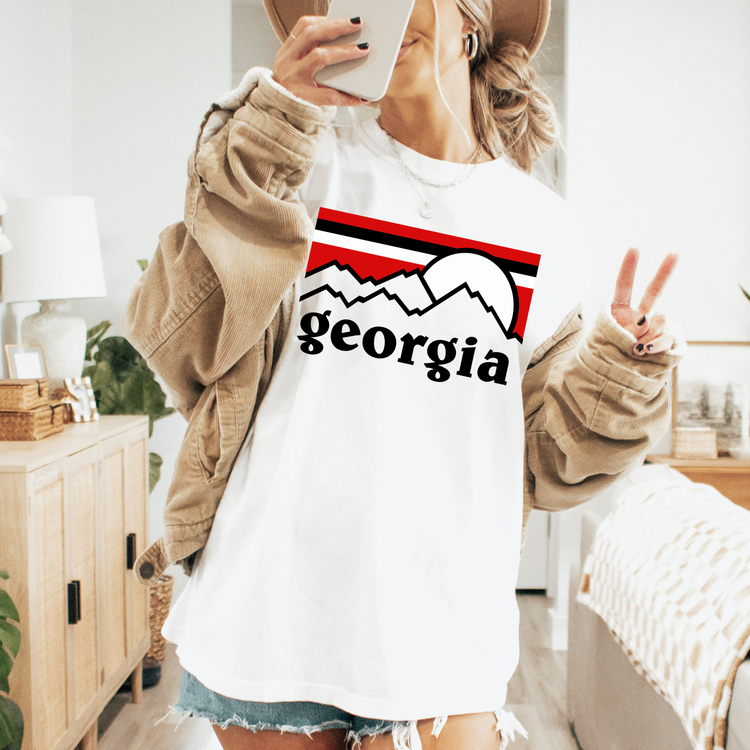 Classic Georgia Football Comfort Colors Graphic Tee