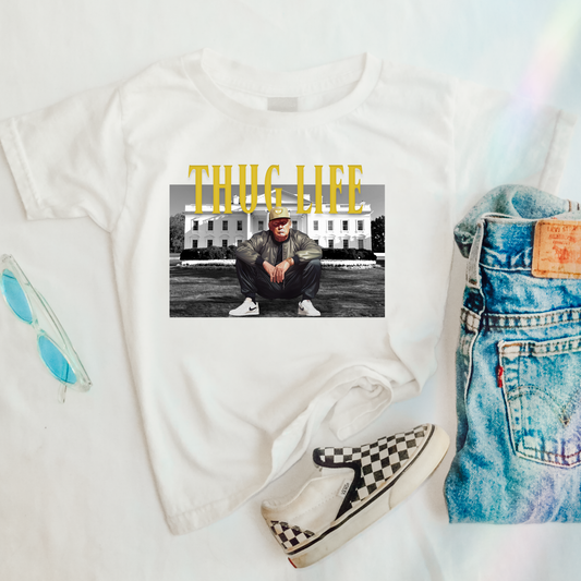 Thug Life Kids Political Graphic Tee