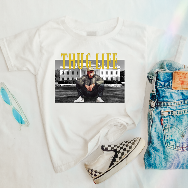 Thug Life Kids Political Graphic Tee