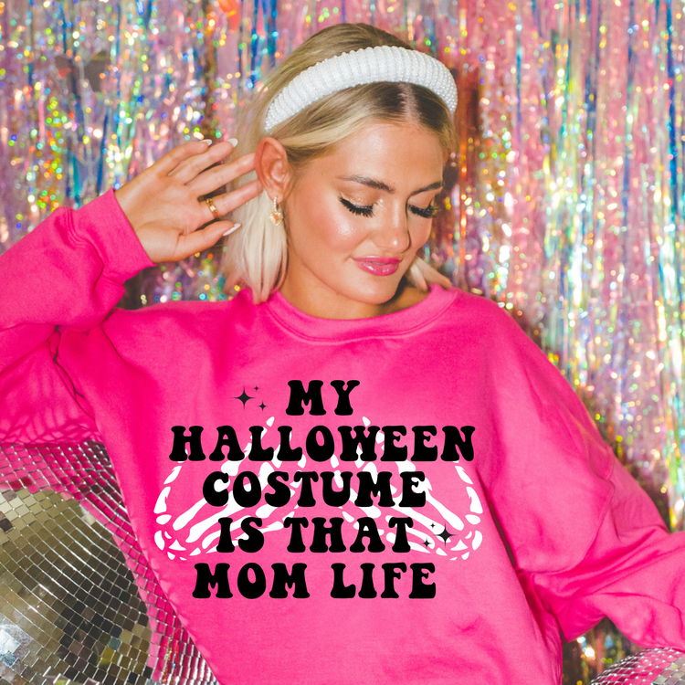 Halloween Costume Mom Life Halloween Sweatshirt