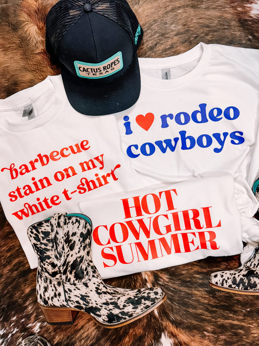 The Summer Cowgirl Western Graphic Tee Collection