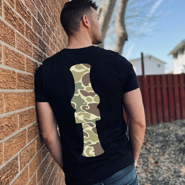 Mens Camo Call Graphic Tee