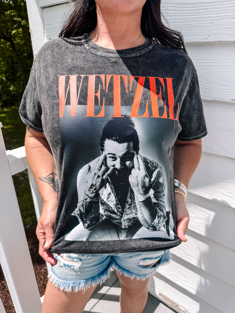 Wetzel Acid Wash Concert Graphic Tee