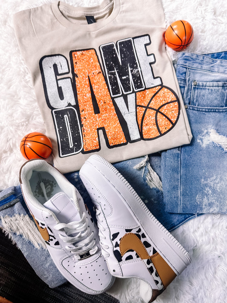 Game Day Basketball Mama Graphic Tee