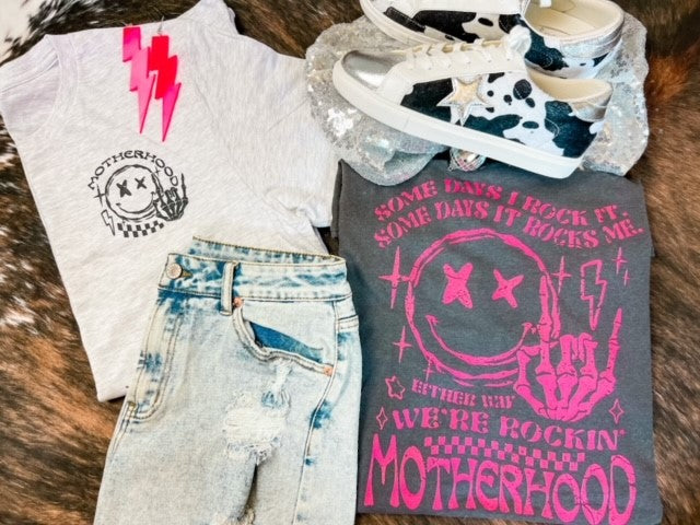 We're Rocking Motherhood Collection Graphic Tee