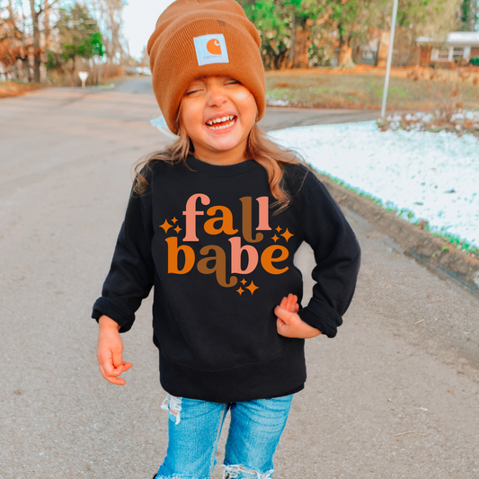 Fall Babe Kids Sweatshirt