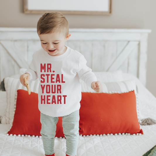 Mr. Steal your Heart Valentine's Day Graphic Tee