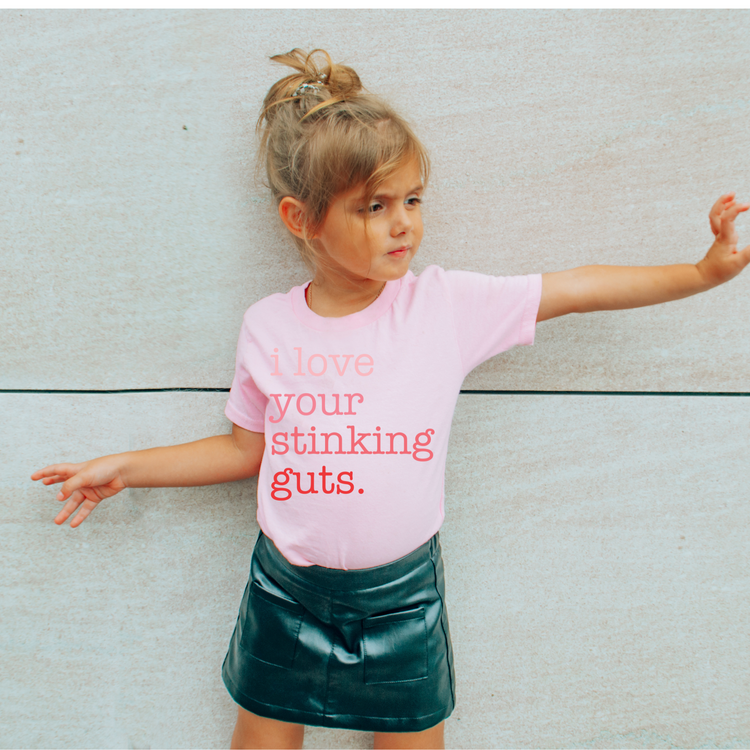 I Love your Stinking Guts Multicolored Valentine's Day Graphic Tee