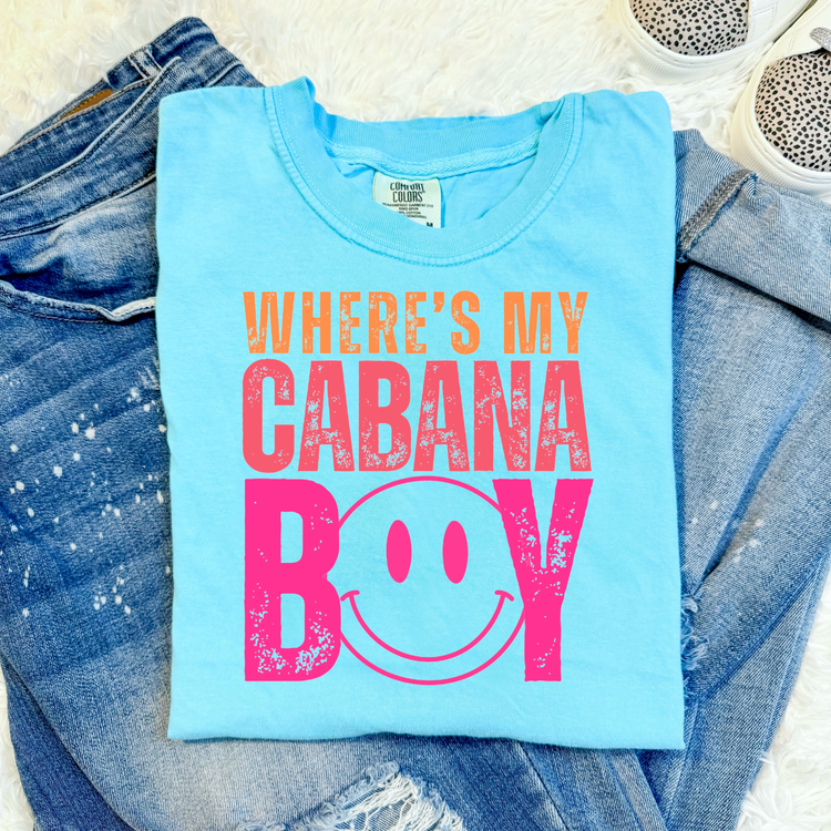 Where's my Cabana Boy Comfort Colors Graphic Tee