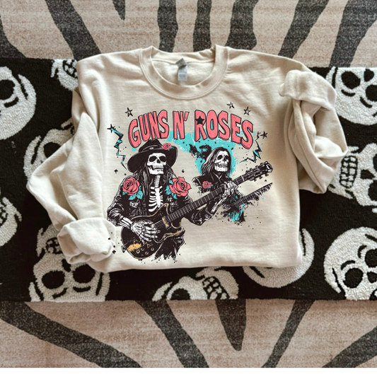 Roses 2 Guitar Sweatshirt