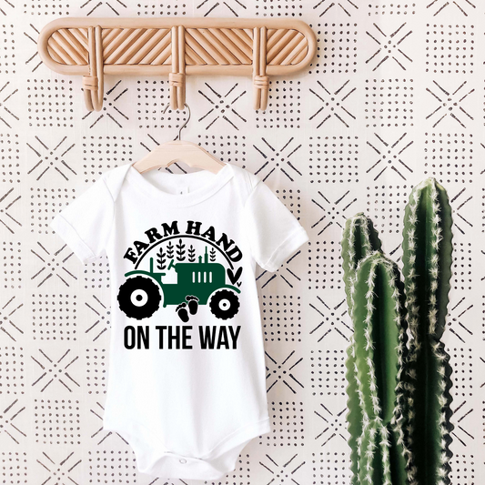 Farm Hand On The Way Onesie®