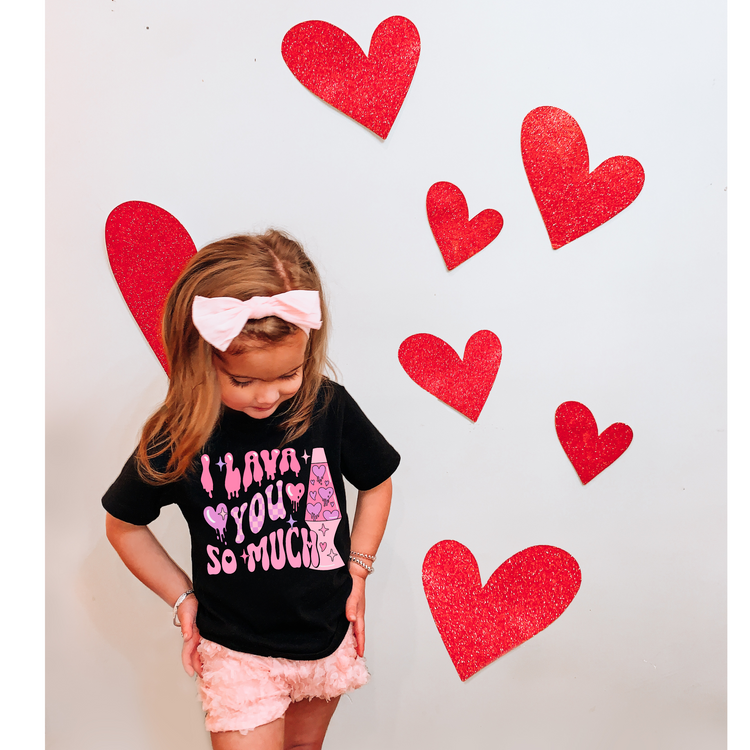 I Lava You so Much Valentine's Day Graphic Tee