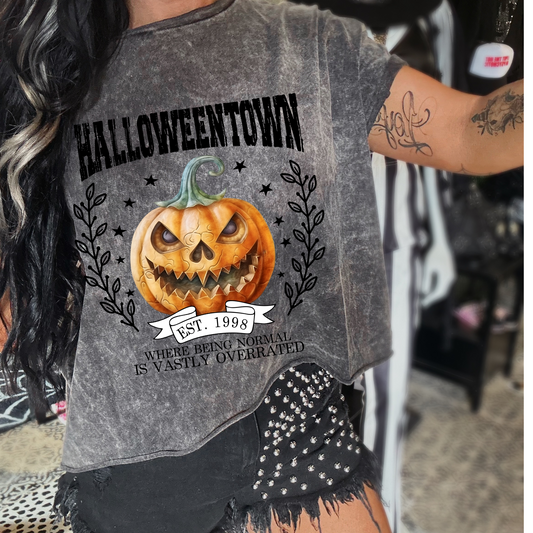 Halloweentown Est. 1998 Mineral Washed Halloween Tee