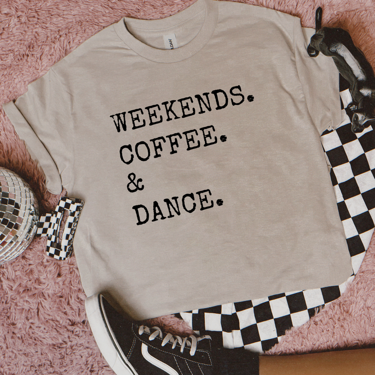 Weekends, Coffee, & Cheer Tee