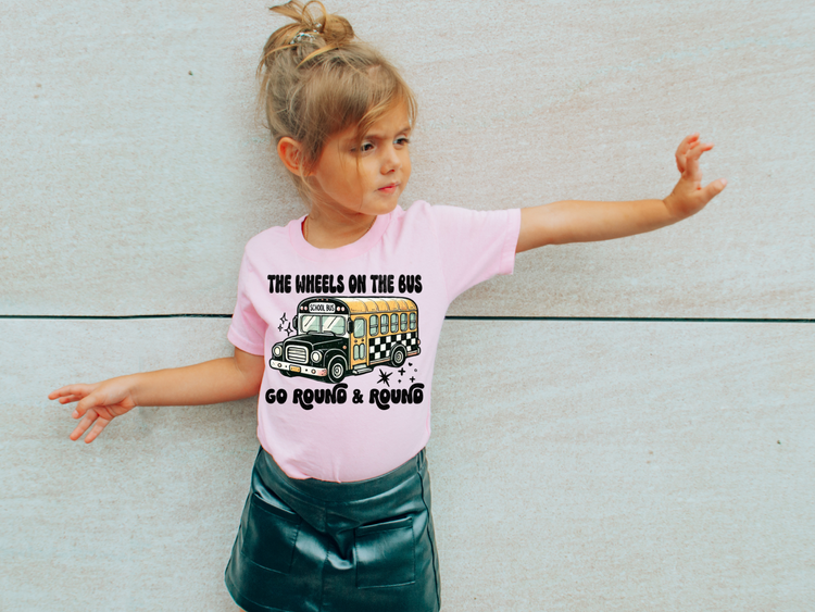 The Wheels on the Bus Kids Graphic Tee