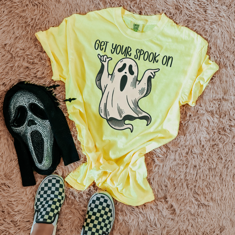 Get Your Spook On Halloween Comfort Colors Graphic Tee