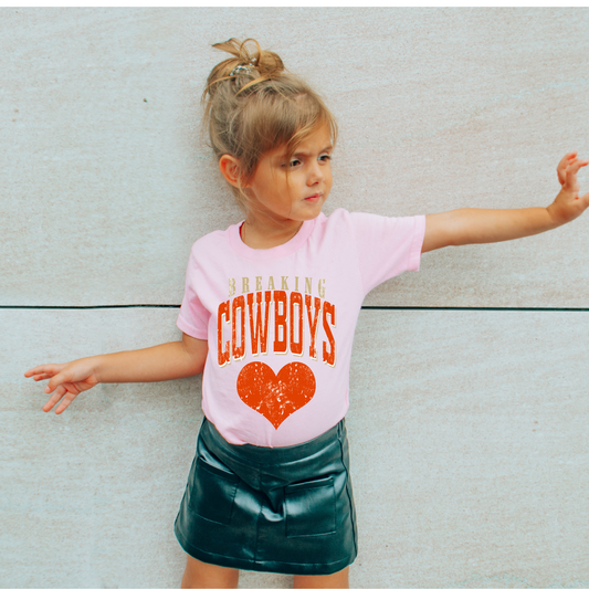 Breaking Cowboy Hearts Valentine's Day Graphic Tee