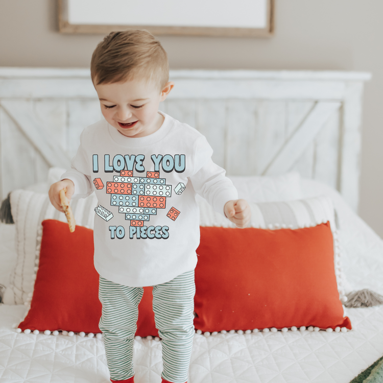 I Love you to Pieces Valentine's Day Graphic Tee