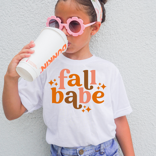 Fall Babe Fall Kids Graphic Tee