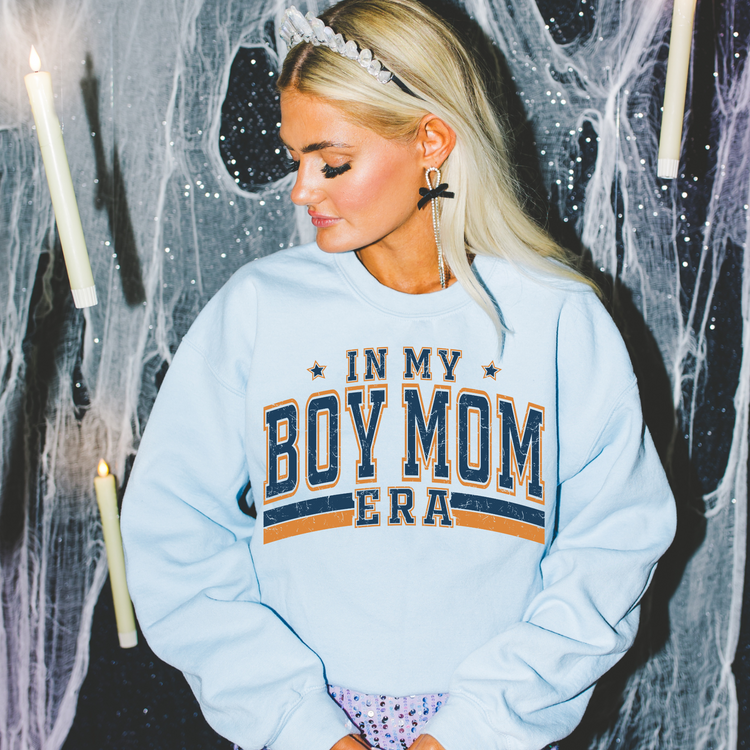 In my Boy Mom Era Sweatshirt