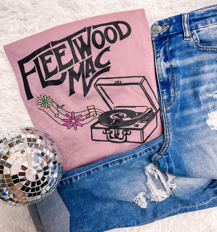 Fleetwood Mac Records Band Graphic Tee