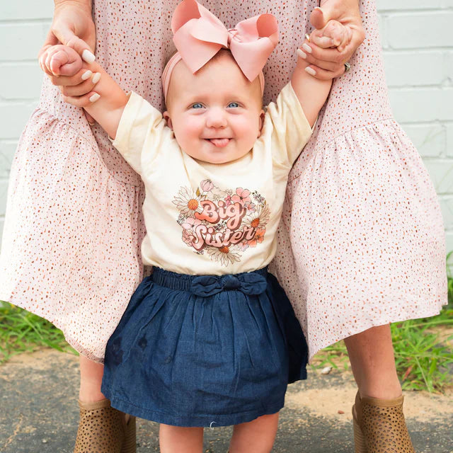 Big Sister Floral Graphic Tee