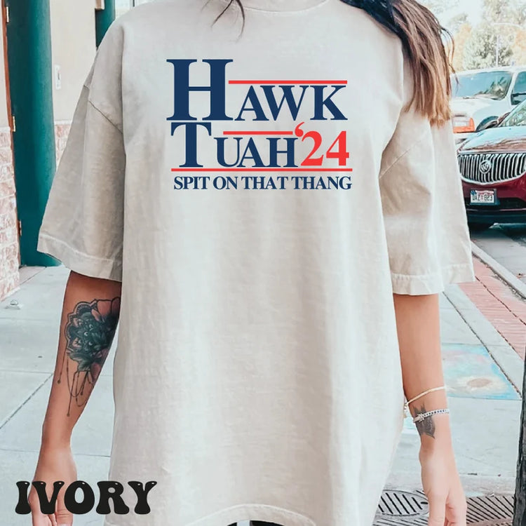 Hawk Tuah 24' Comfort Colors Graphic Tee