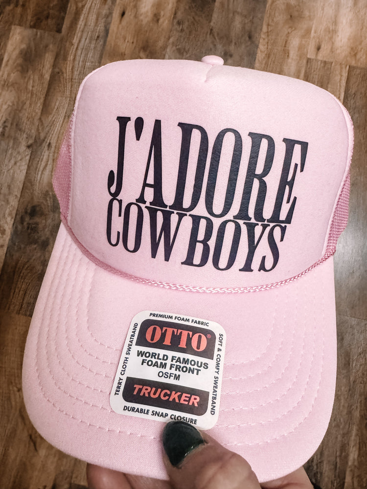 J'Adore Cowboys Trucker Hat