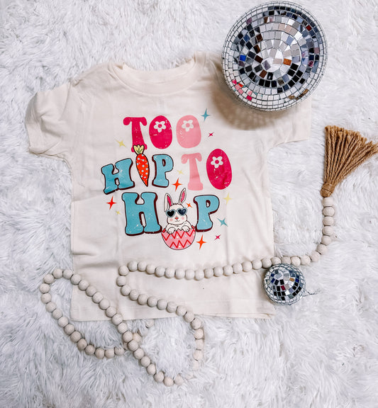 Too Hip to Hop Kids Easter Graphic Tee