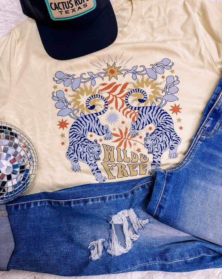 Wild & Free Retro Graphic Tee